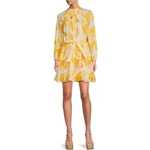 Antonio Melani
Brynn Printed Cotton Voile Mock Neck Long Sleeve Dress XS